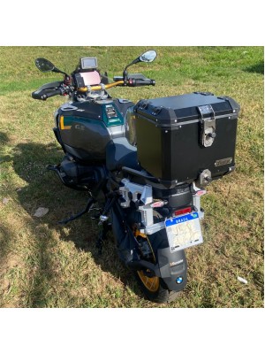 BMW R1300 GS ADV - Bauleto 39L (1 capacete), encaixe em aço direto no suporte original BMW (não precisa de base)