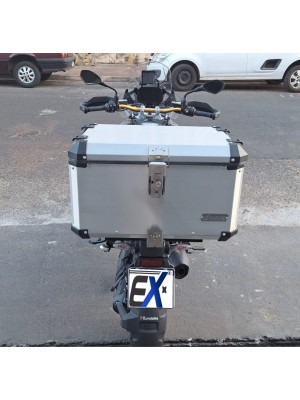 BMW R1300 GS ADV - Bauleto 60L (2 capacetes) encaixe em aço direto no suporte original BMW (não precisa de base)