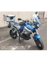 YAMAHA SUPER TENERE 1200 > BAULETO 60 L ALUMÍNIO (2 CAPACETE) + SUPORTE AÇO PRETO