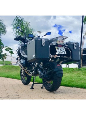 Bmw R1250 Gs prem/sport - Baus laterais aluminio 49/55 litros  par + suportes aço preto