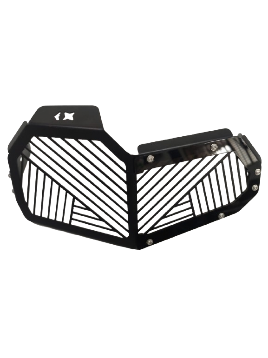 Bmw F750/F850 Gs - protetor de farol aramado aço/aba acrilico