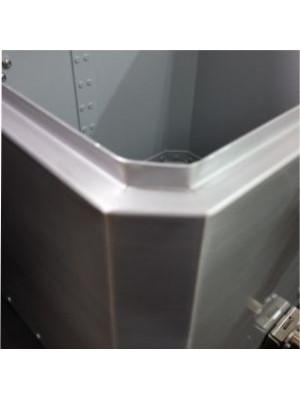 Suzuki - Vstrom 650 a 1050 - Bauleto 39 l  alumínio (1 capacete) + suporte em aço preto