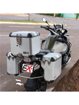 BMW R1200 LC GS ADVENTURE > KIT BAUS LATERAIS ALUMÍNIO 36/44 L + BAULETO 39 L 