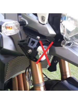 TRIUMPH EXPLORER 1200 ATE 2016 - KIT FERRAGEM PARA FARÓIS AUXILIARES (SEM LEDS) 